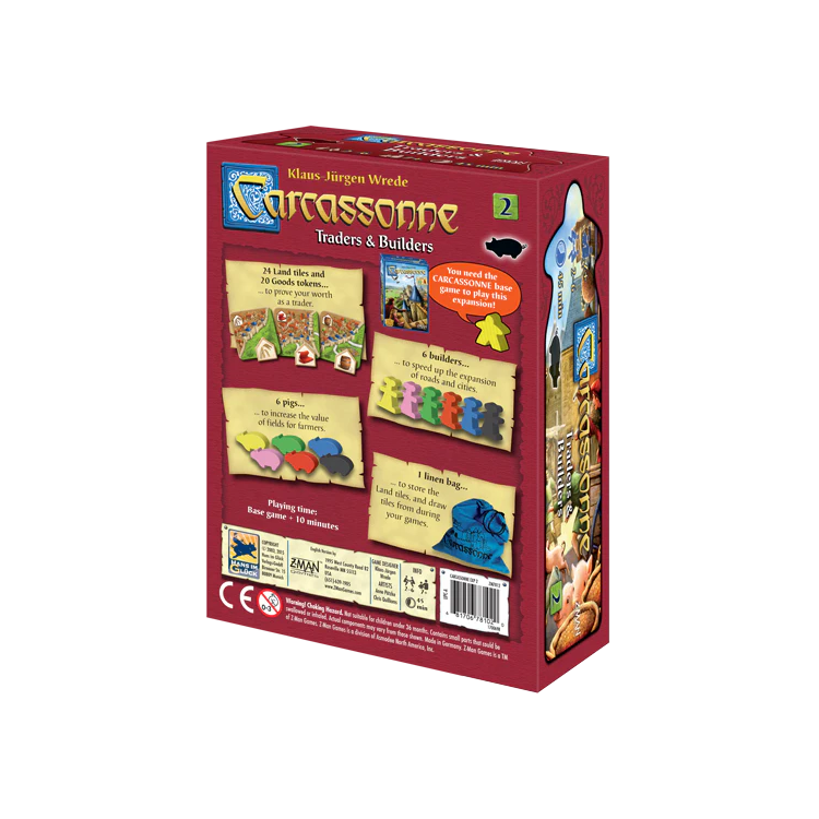 Carcassonne 2 Traders & Builders - Expansion (Svenska)