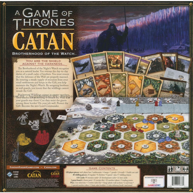Catan: Game of Thrones - Brotherhood of the Watch