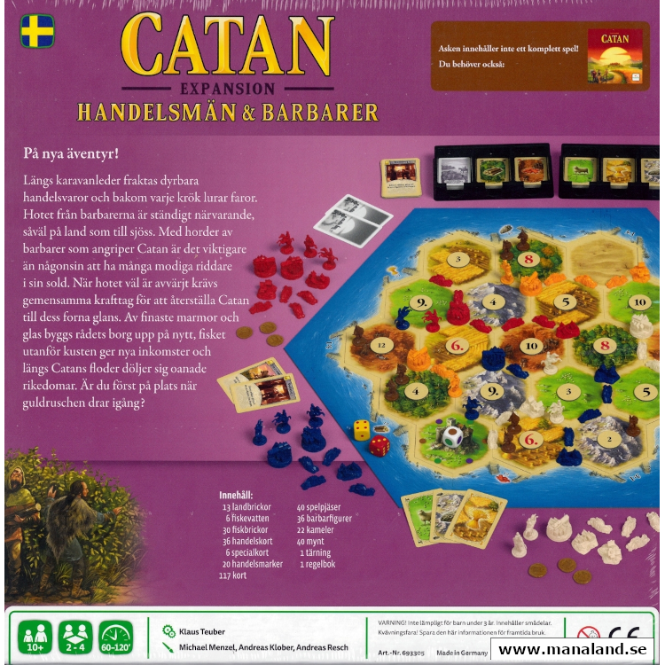 Catan: Handelsmän och barbarer - Expansion (Svenska)