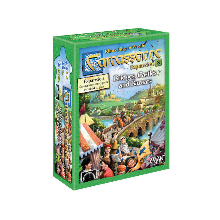 Carcassonne 8 Bridges, Castles & Bazars - Expansion (Svenska)