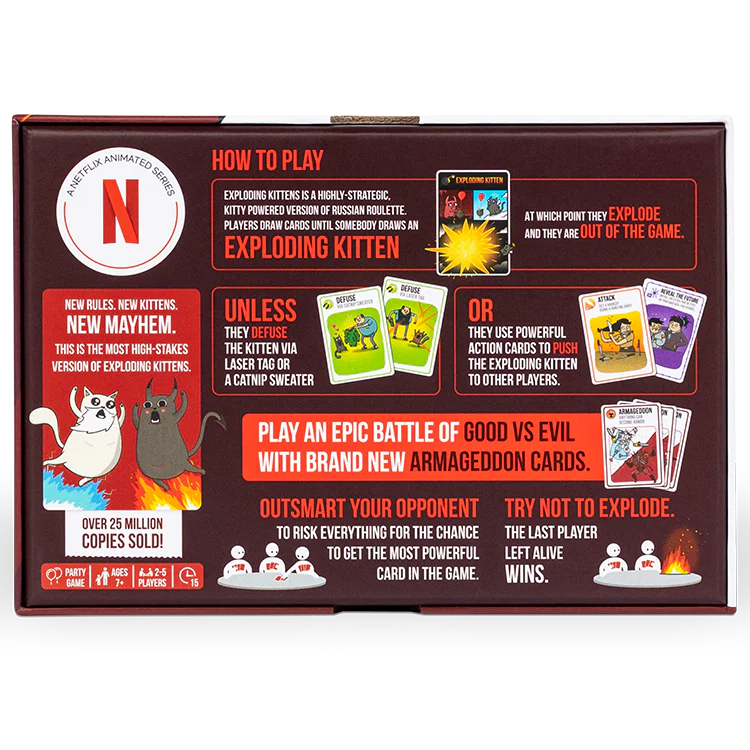 Exploding Kittens Good vs Evil (Svenska)