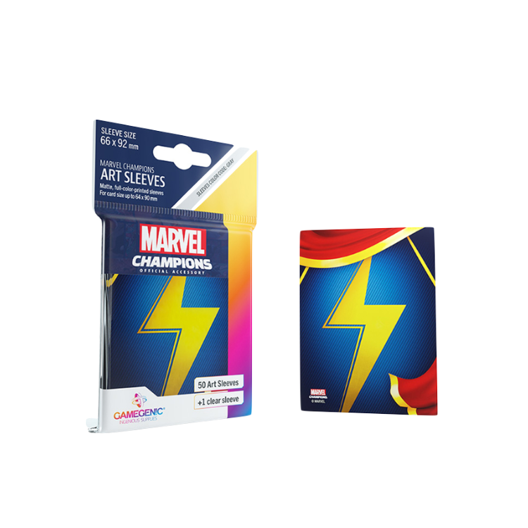 Marvel Champions Sleeves Ms. Marvel (50st)