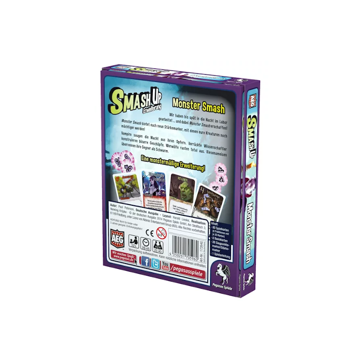 Smash Up Monster Smash (Basspel och Expansion)