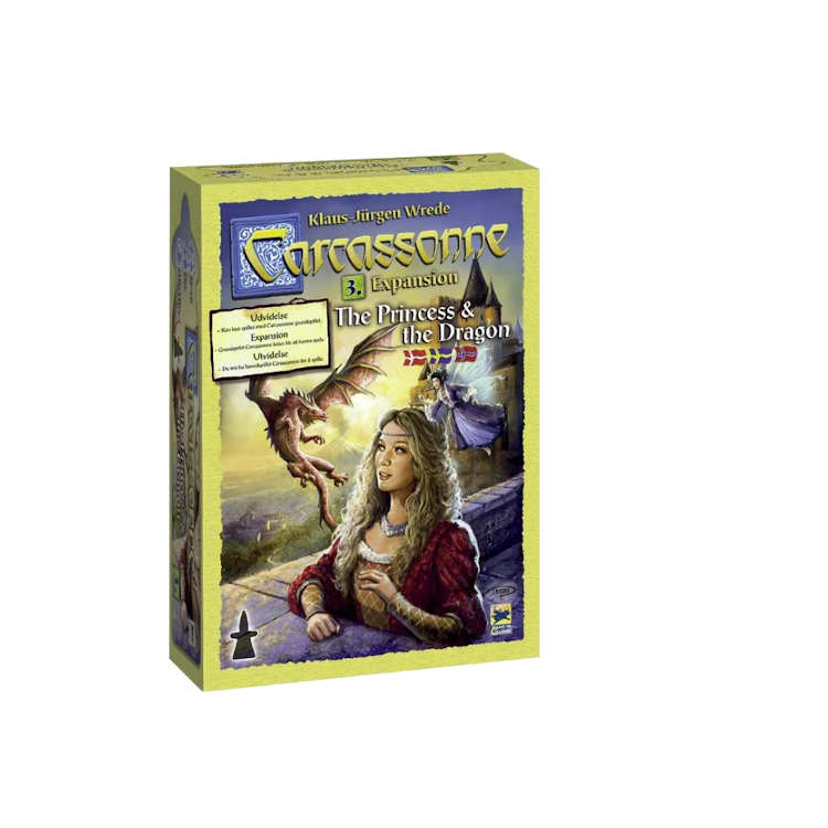 Carcassonne 3 Princess & Dragon (Svenska) - Expansion