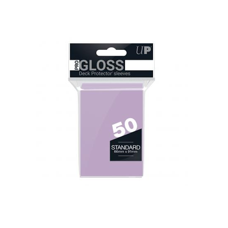 PRO-Gloss Standard Deck Protector® sleeves: Lilac (50 st) - Ultra pro