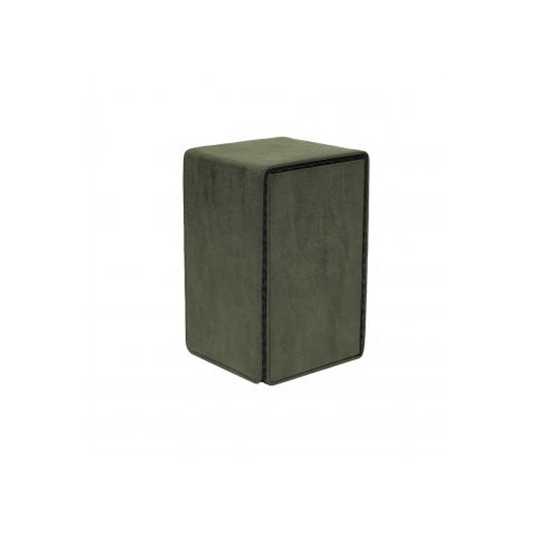 Suede Collection Alcove Tower Emerald Deck Box - Ultra pro