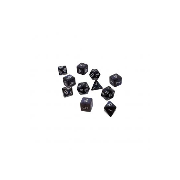 Eclipse 11 Dice Set: Jet Black - Ultra pro