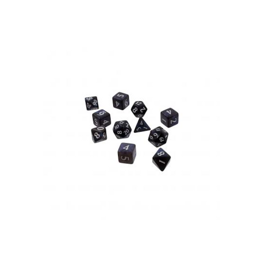 Eclipse 11 Dice Set: Jet Black - Ultra pro