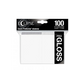 Eclipse Gloss Standard Sleeves: Arctic White - Ultra pro