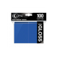 Eclipse Gloss Standard Sleeves: Pacific Blue - Ultra pro