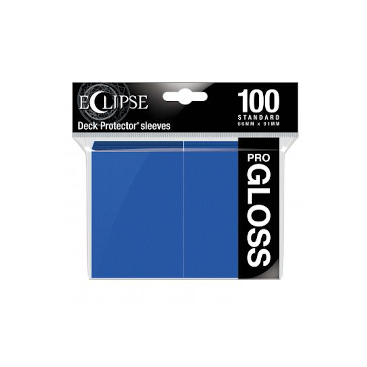 Eclipse Gloss Standard Sleeves: Pacific Blue - Ultra pro