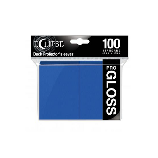 Eclipse Gloss Standard Sleeves: Pacific Blue - Ultra pro