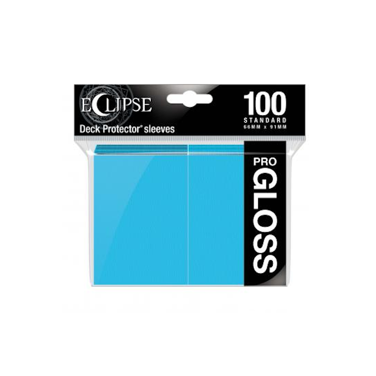 Eclipse Gloss Standard Sleeves: Sky Blue - Ultra pro