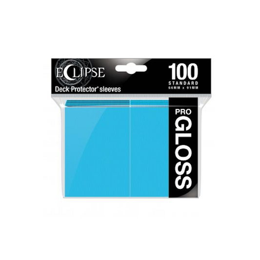 Eclipse Gloss Standard Sleeves: Sky Blue - Ultra pro