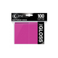Eclipse Gloss Standard Sleeves: Hot Pink - Ultra pro