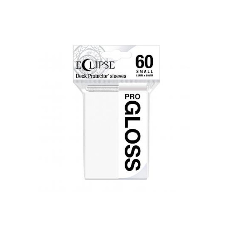 Eclipse Gloss Small Sleeves: Arctic White (60 st) - Ultra pro