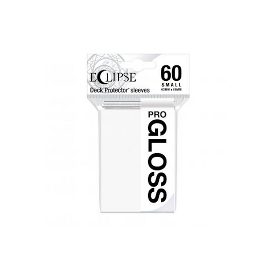 Eclipse Gloss Small Sleeves: Arctic White (60 st) - Ultra pro