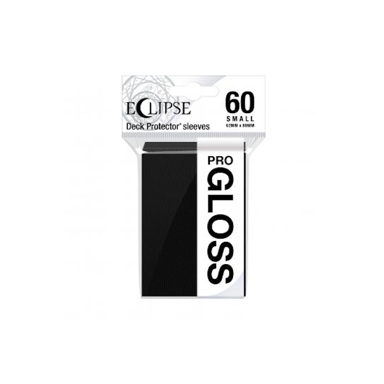 Eclipse Gloss Small Sleeves: Jet Black (60 st) - Ultra pro