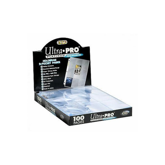 Platinum 9-Pocket Pages (11 hål) Display (100 Sidor) - Ultra pro